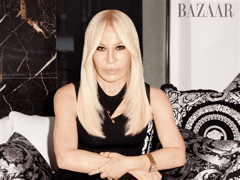 intervista con donatella versace|donatella versace today.